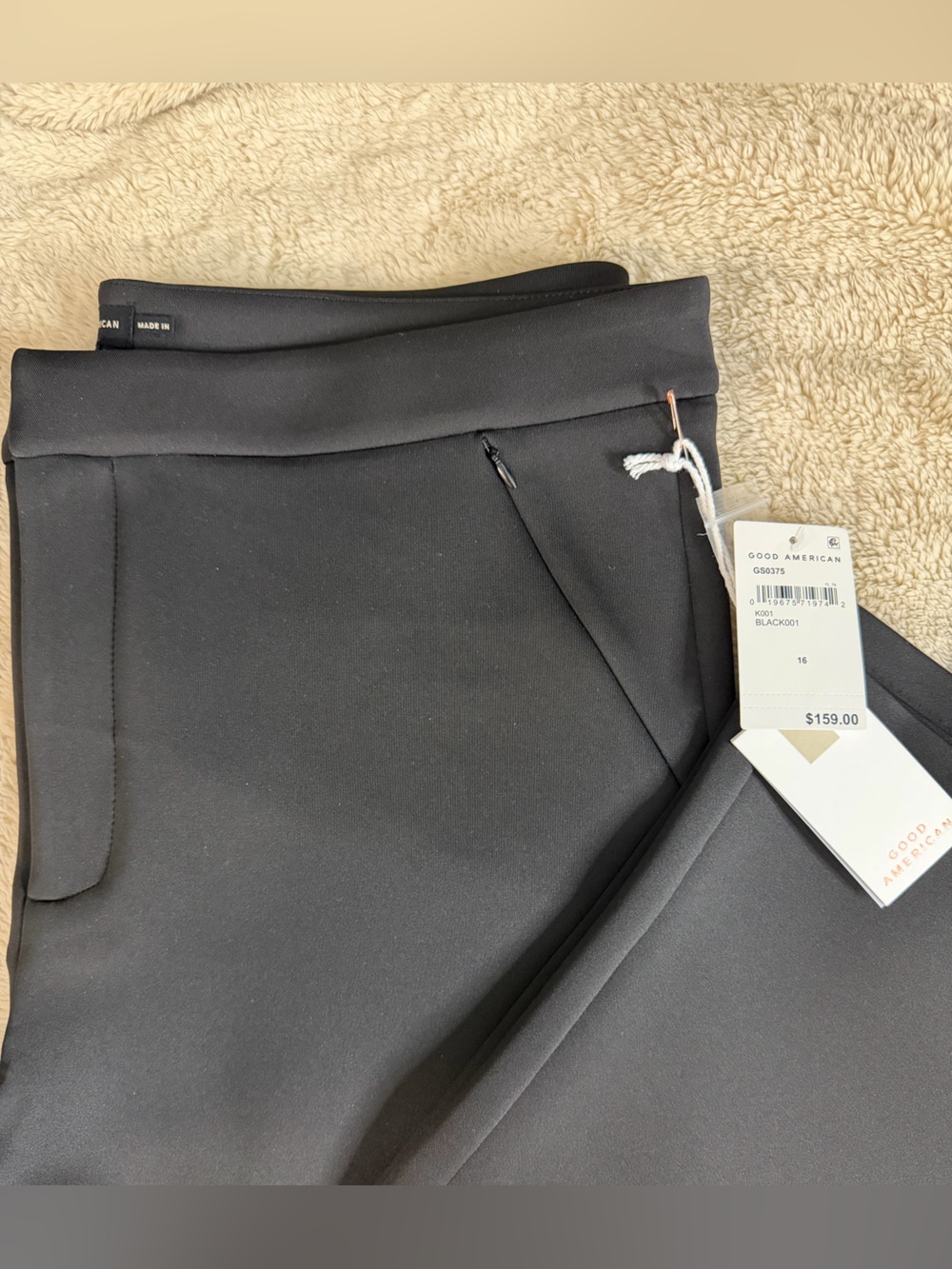 Good American Black Tailored Dress Pants - Picture 3 of 7